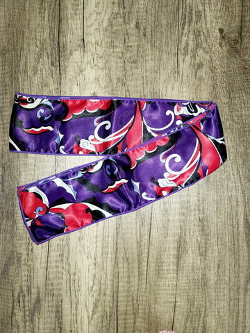 Purple and red floral