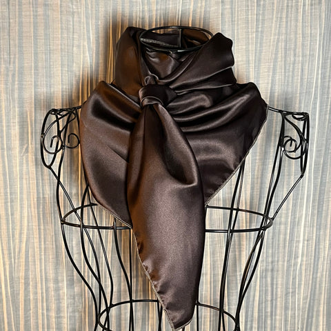 Dark Brown Silk