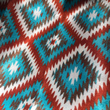 Rust and Teal Aztec Infinity