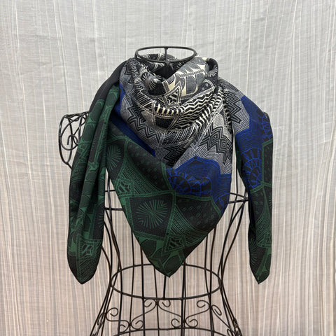 44" Willow Creek- Green & Blue