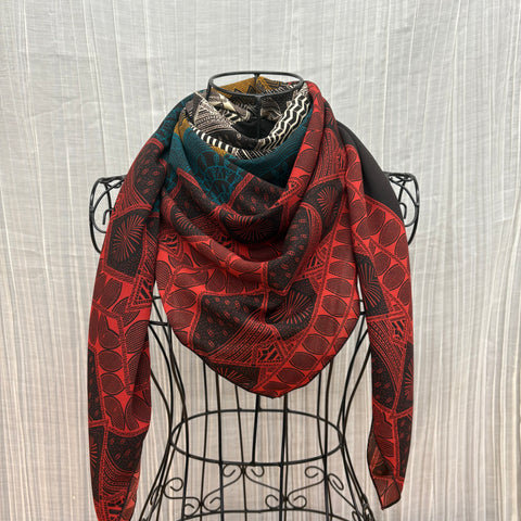 25" Willow Creek- Red, Blue, & Yellow