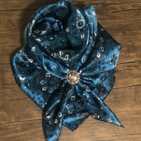Beautiful Blue 36” silk