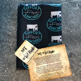 Pre-Order Support Your Local Rancher Black and Teal